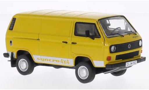 Volkswagen T3 1/43 Premium ClassiXXs b Kasten giallo Syncro (4x4 Schriftzug) modellino in miniatura