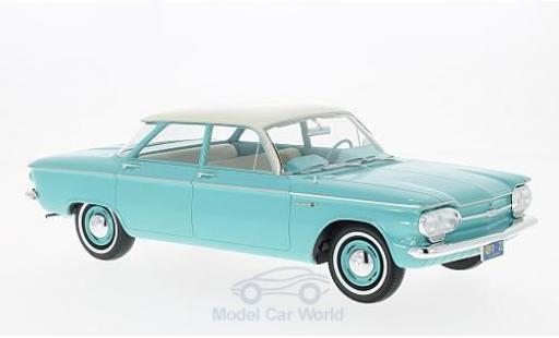 Chevrolet Corvair 1/18 Premium X Sedan türkis/beige 1961 4-door modellino in miniatura