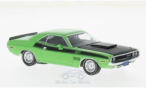 Dodge Challenger 1970 1/43 Premium X T/A verde/nero 1970 modellino in miniatura
