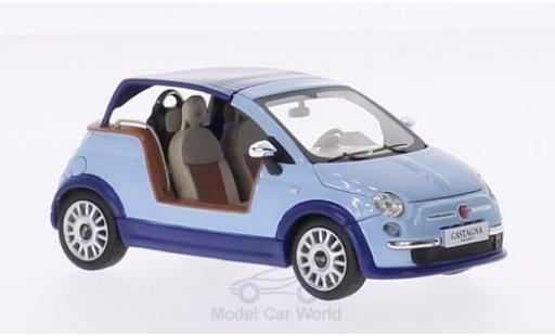 Fiat 500 L 1/43 Premium X Tender Two blu Castagna Milano 2008 modellino in miniatura