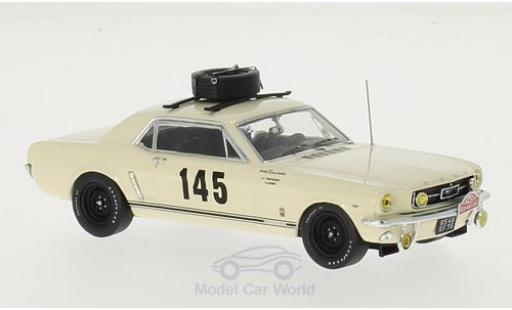 Ford Mustang 1/43 Premium X No.145 Equipe France Rallye Monte-Carlo 1966 H.Chemin/J-L.Trintignant modellino in miniatura