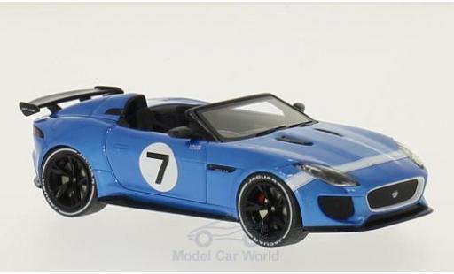 Jaguar F-Type 1/43 Premium X Project 7 blu 2015 modellino in miniatura