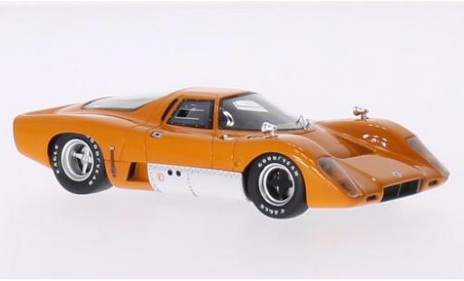 McLaren M6 1/43 Premium X B GT orange RHD 1969 modellino in miniatura