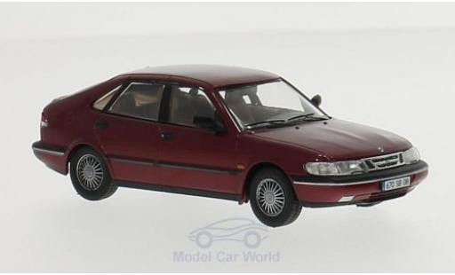 Saab 900 1/43 Premium X V6 metallico rosso 1994 modellino in miniatura