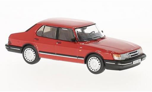 Saab 900 1/43 Premium X i rosso 1987 modellino in miniatura