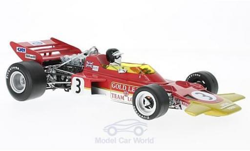 Lotus 72 1/18 Quartzo No.3 Team Gold Leaf Formel 1 GP Spanien 1970 J.Rindt modellino in miniatura