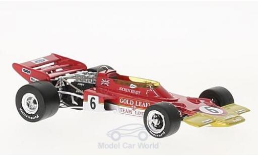 Lotus 72 1/43 Quartzo C No.6 Gold Leaf Formel 1 GP Frankreich 1970 J.Rindt modellino in miniatura