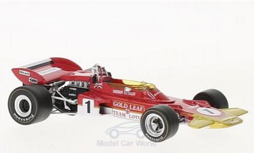 Lotus 72 1/43 Quartzo D No.1 Gold Leaf Formel 1 GP Frankreich 1971 E.Fittipaldi modellino in miniatura