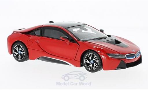 Bmw i8 1/24 Rastar rosso modellino in miniatura