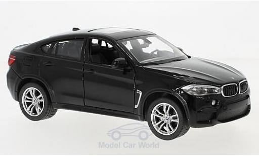 Bmw X6 1/24 Rastar M nero modellino in miniatura