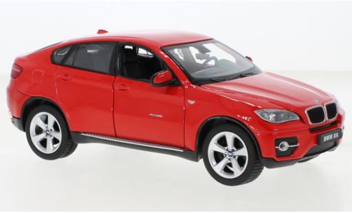 Bmw X6 1/24 Rastar rosso modellino in miniatura