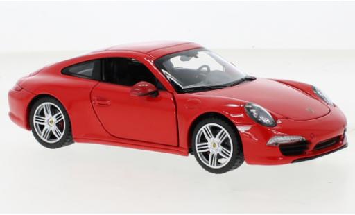 Porsche 911 1/24 Rastar Carrera S rosso modellino in miniatura