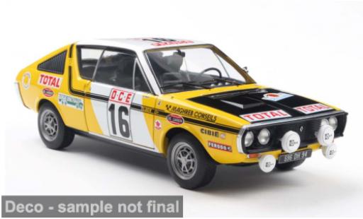 Renault 17 1/18 Solido PH.1 gelb 1:18 modellino in miniatura