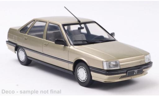 Renault 21 1/24 WhiteBox beige 1:24 modellino in miniatura