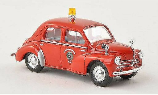 Renault 4CV Base 1/87 Busch Vigili del fuoco Paris (F) 1958 modellini auto