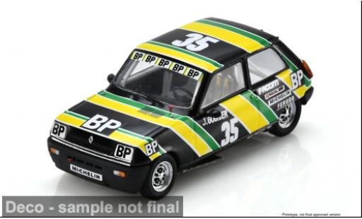 Modellini auto Renault 5 Alpine gr&Atilde;&frac14;n/gelb 1980 #3 J. Gouhier 1/43 Spark