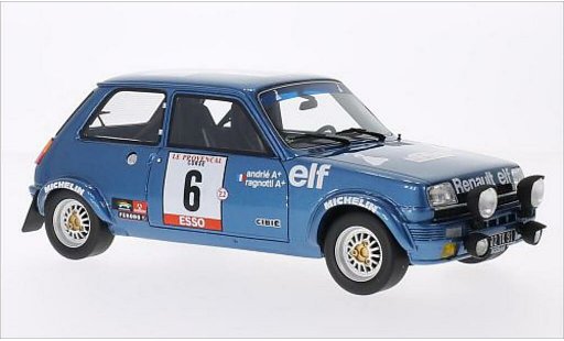 Renault 5 Alpine 1/18 Ottomobile Gruppe 2 No.6 Gitanes Tour de Corse 1979 modellini auto