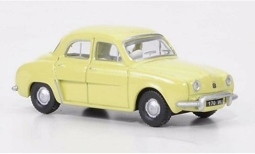 Renault Dauphine Base 1/76 Oxford gialloverde modellini auto