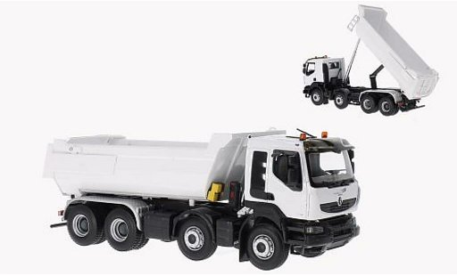 Renault Kerax Base 1/43 Norev Muldenkipper bianco 2008 modellini auto