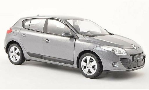 Renault Megane Base 1/24 Welly grigio 2009 modellini auto