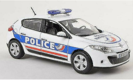 Renault Megane Base 1/43 Norev Police Nationale Polizia (F) 2010 modellini auto