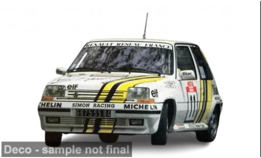Renault 5 GT Turbo 1/18 Norev Supercinq GT Turbo Tour de Corse 1988 #11 A.Oreille 1:18