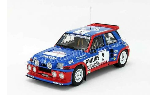 Renault 5 Turbo 1/18 Ottomobile maxi philips 198 modellini auto
