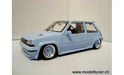 Renault 5 Turbo 1/18 Norev GT blu jantes 13 pouces modellini auto