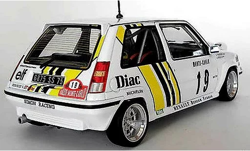 Renault 5 Turbo 1/18 Norev GT rallye jantes 13 alu modellini auto