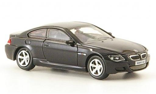 Bmw M6 1/87 Ricko nero 2006 modellino in miniatura