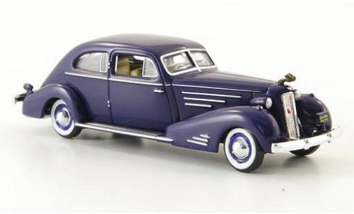 Cadillac V16 1/87 Ricko Aerodynamic Coupe blu 1934 modellino in miniatura