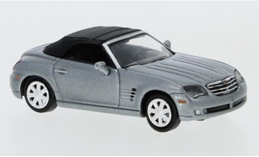 Chrysler Crossfire 1/87 Ricko Roadster metallico grigio Verdeck fermé modellino in miniatura