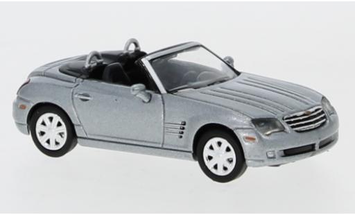 Chrysler Crossfire 1/87 Ricko Roadster metallico grigio Verdeck ouvert modellino in miniatura