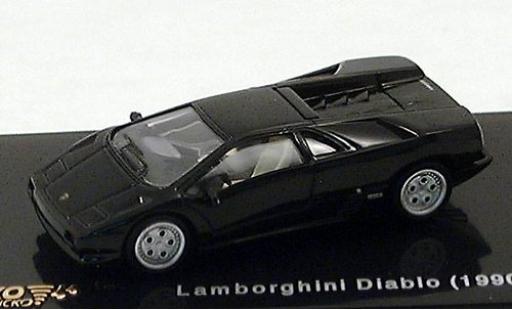 Lamborghini Diablo 1/87 Ricko nero 1990 modellino in miniatura