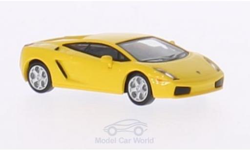 Lamborghini Gallardo 1/87 Ricko giallo 2004 ohne Vitrine modellino in miniatura