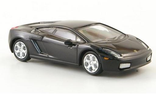 Lamborghini Gallardo 1/87 Ricko nero 2004 modellino in miniatura