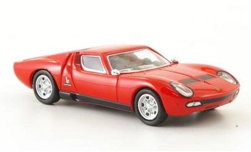 Lamborghini Miura 1/87 Ricko rosso 1966 modellino in miniatura