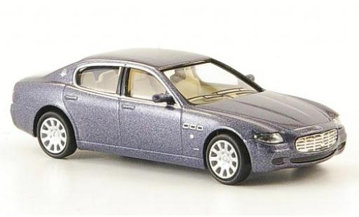 Maserati Quattroporte 1/87 Ricko metallico blu 2003 modellino in miniatura