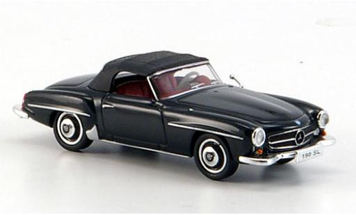 Mercedes 190 1/87 Ricko SL (W121 BII) nero modellino in miniatura