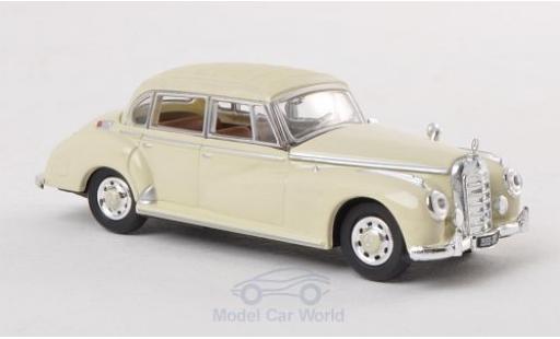 Mercedes 300 1/87 Ricko C Limousine beige 1955 ohne Vitrine modellino in miniatura
