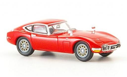 Toyota 2000 GT 1/87 Ricko rosso modellino in miniatura