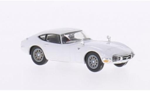 Toyota 2000 GT 1/87 Ricko bianco RHD ohne Vitrine modellino in miniatura