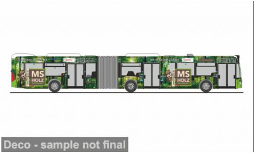 Mercedes Citaro 1/87 Rietze G 2015 ESWE - MS Holzfachmarkt Wiesbaden 1:87 modellino in miniatura