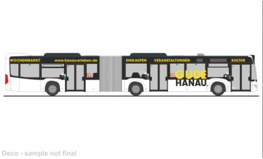 Mercedes Citaro 1/87 Rietze G 2015 Hanauer Straßenbahn - Gude 1:87 modellino in miniatura