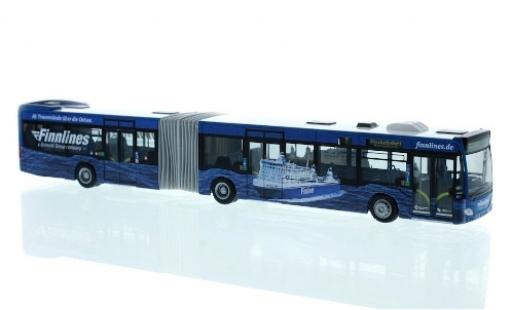 Mercedes Citaro 1/87 Rietze G Stadtverkehr Lübeck - Finnlines 2015 modellino in miniatura