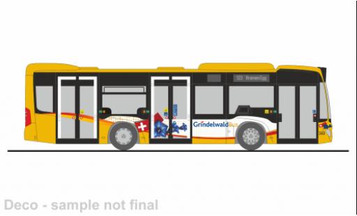 Mercedes Citaro 1/87 Rietze K 2012 Grindelwald (CH) 1:87 modellino in miniatura