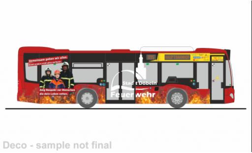 Mercedes Citaro 1/87 Rietze K 2012 Regiobus Mittelsachsen - FW Döbeln 1:87 modellino in miniatura