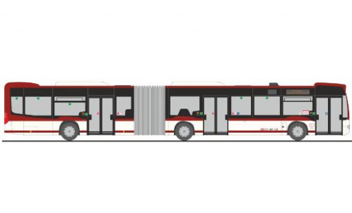 Mercedes Citaro 1/87 Rietze G EVAG Erfurt 2012 modellino in miniatura