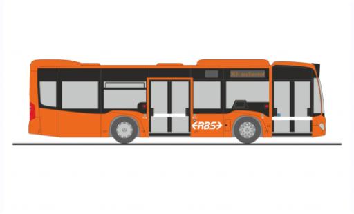 Mercedes Citaro 1/87 Rietze K RBS (CH) 2012 modellino in miniatura