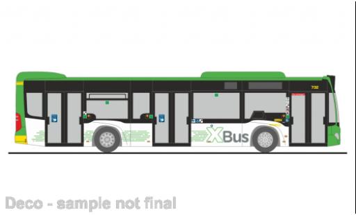 Mercedes Citaro 1/87 Rietze Stoag Oberhausen XBus 2015 modellino in miniatura